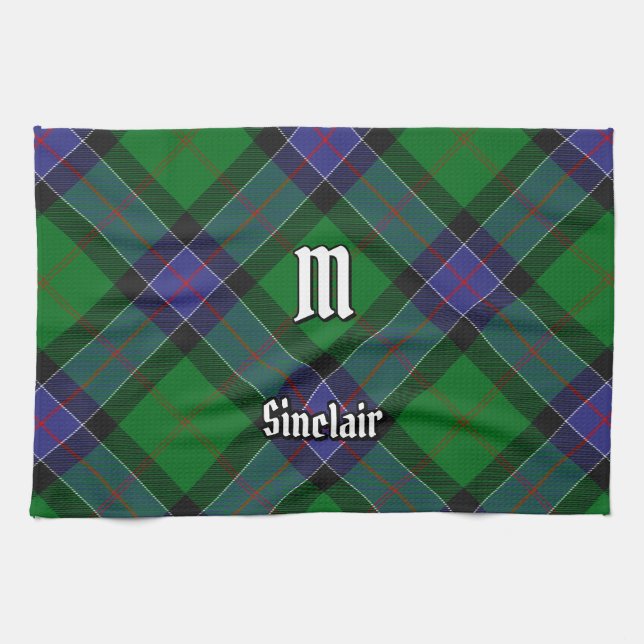 Linge De Cuisine Clan Sinclair Chasse Tartan (Horizontal)