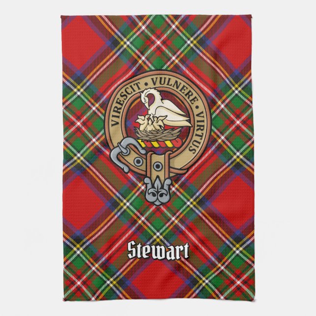 Linge De Cuisine Clan Stewart Crest (Vertical)