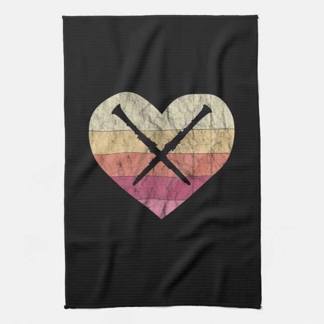 Linge De Cuisine Clarinetist aime jouer Clarinet (Vertical)