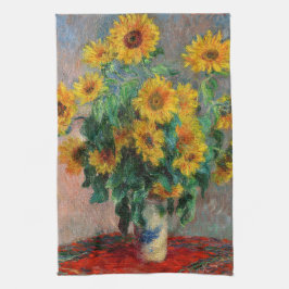Linge De Cuisine Claude Monet - Bouquet de tournesols
