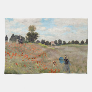 Linge De Cuisine Claude Monet - Champ de coquelicots