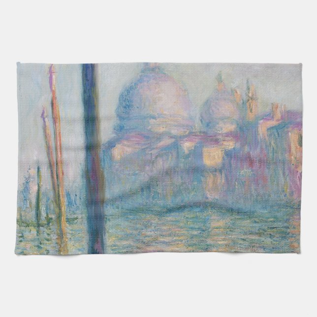 Linge De Cuisine Claude Monet Grand Canal Venise Italie Voyage (Horizontal)