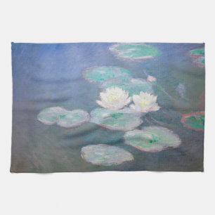 Linge De Cuisine Claude Monet - Lys à eau, effet du soir