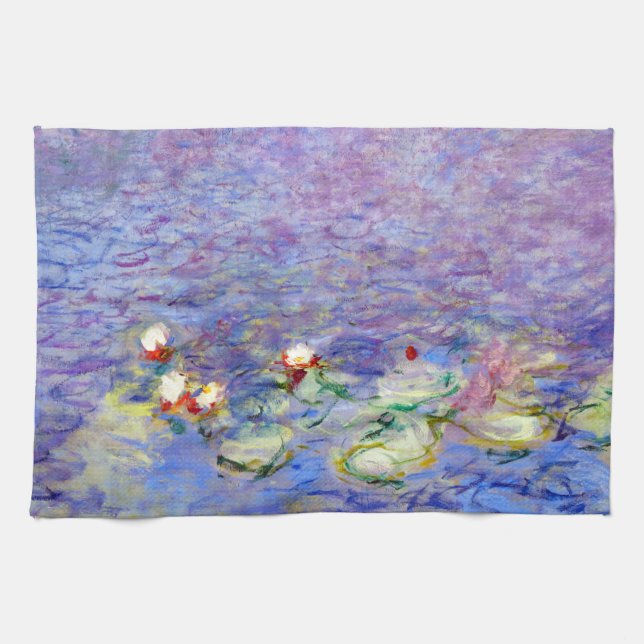 Linge De Cuisine Claude Monet - Lys d'eau (Horizontal)