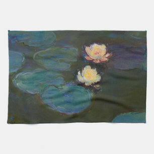 Linge De Cuisine Claude Monet Nymphéas Peinture à l'huile impressio