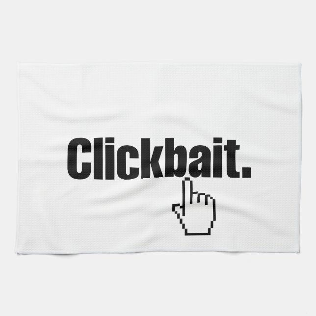 Linge De Cuisine Clickbait. (Horizontal)