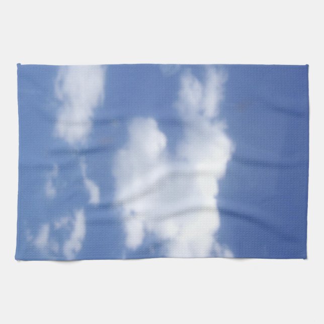 Linge De Cuisine clouds in blue sky kitchen towel set (Horizontal)
