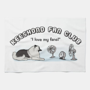 Linge De Cuisine Club de fans du Keeshond - Keesie adore les fans