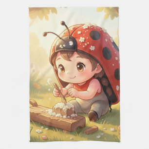 Linge De Cuisine Coccinelle et le royaume de nectar caché