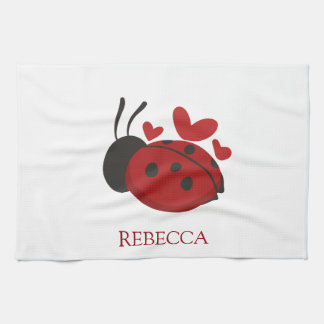 Linge De Cuisine coccinelle personnalisée