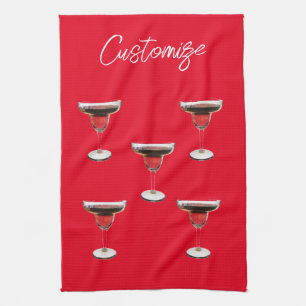 Linge De Cuisine Cocktail Big Red Margarita Boire Thunder_Cove