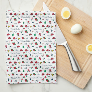 Linge De Cuisine Coeur de Frida Kahlo du Mexique