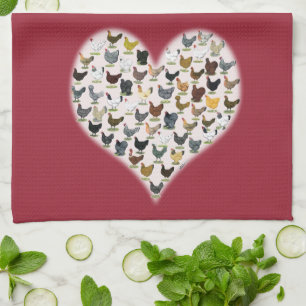 Linge De Cuisine Coeur de poulet