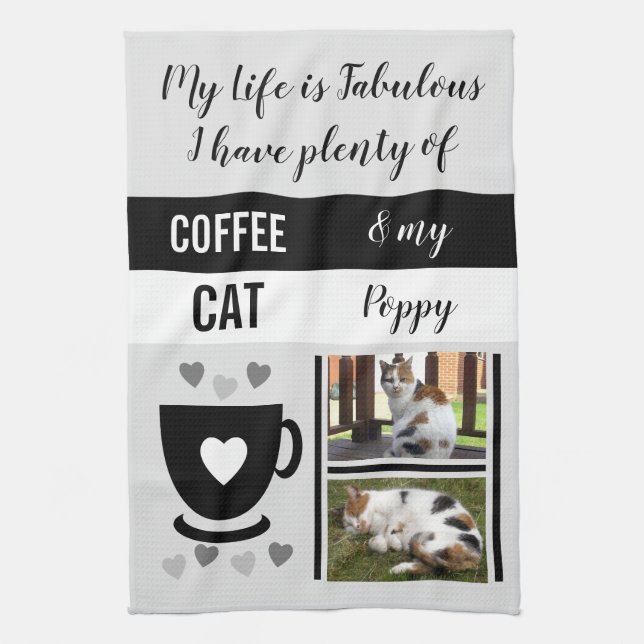 Linge De Cuisine Coffee chat vie animal de compagnie est fabuleux p (Vertical)