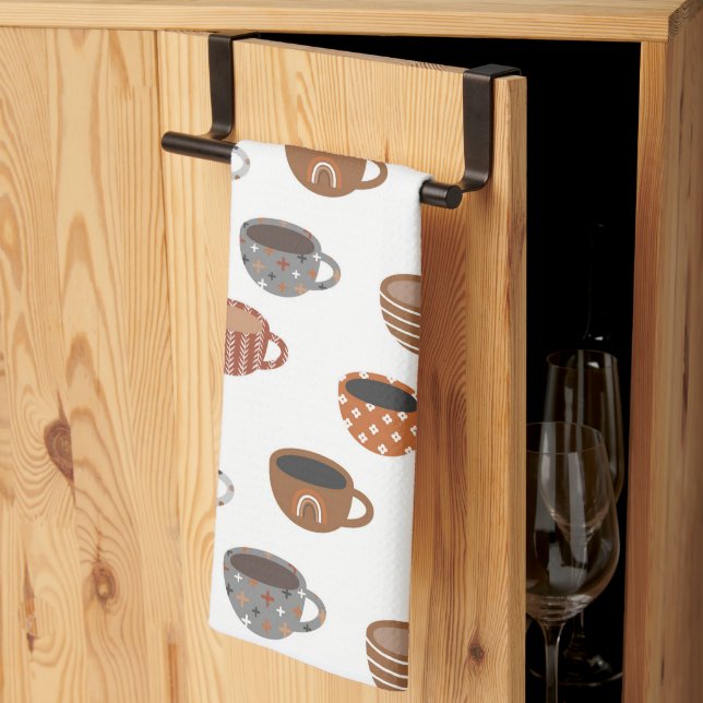 Linge De Cuisine Coffee Cups   (Pliage en tiers)
