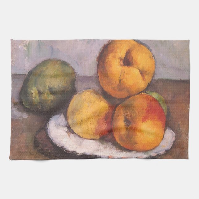 Linge De Cuisine coing, pommes, poires de Paul Cezanne (Horizontal)