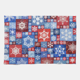 Linge De Cuisine Collage flocon de neige du 250e anniversaire