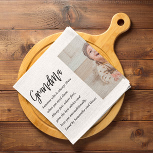 Linge De Cuisine Collage Photo & Meilleure grand-mère Jamais Meille