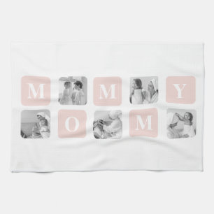 Linge De Cuisine Collage tendance Photo & Pastel rose Meilleur cade