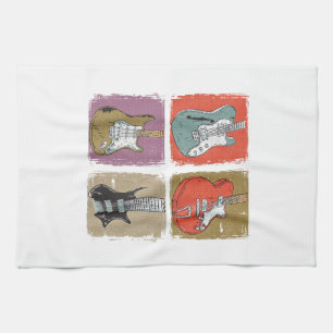 Linge De Cuisine Collection de guitares électriques groupe guitaris