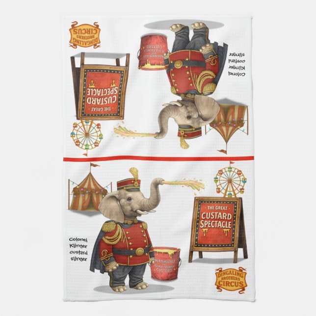 Linge De Cuisine Colonel Klinger, custard slinger (Vertical)