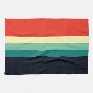 Linge De Cuisine Combo en cinq couleurs - bleu Aqua vert jaune roug