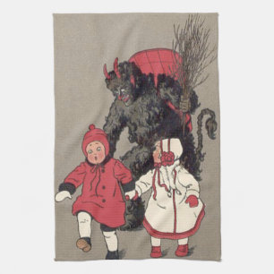 Linge De Cuisine Commutateur Krampus Chasse Enfants