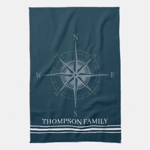 Linge De Cuisine Compas nautique cool Personnalisé