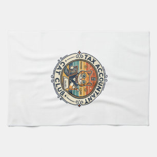 Linge De Cuisine Comptable fiscal chat mignon kitty design - Compte