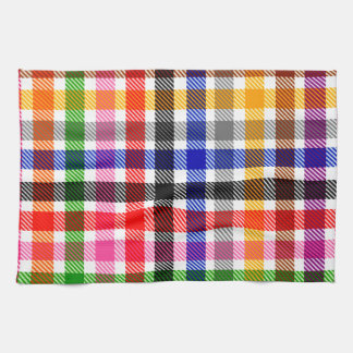 Linge De Cuisine Conception de carreaux écossais à tartan en twill
