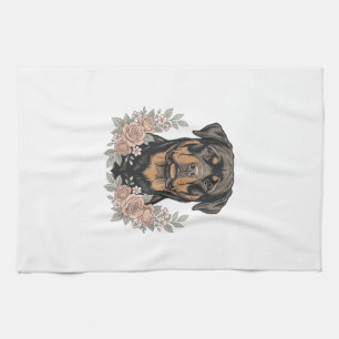 Linge De Cuisine Conception de chemise à portrait floral de Rottwei