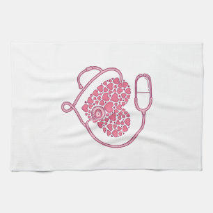 Linge De Cuisine Conception de chemise vectorielle d'amour médical