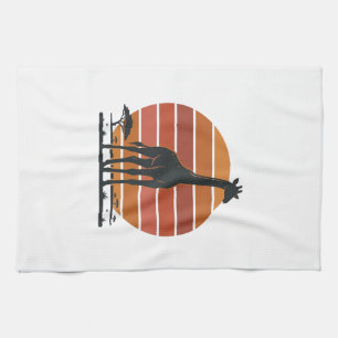 Linge De Cuisine Conception de chemise vectorielle Safari au couche