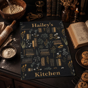 Linge De Cuisine Conception de livre élégante - Académie sombre - L