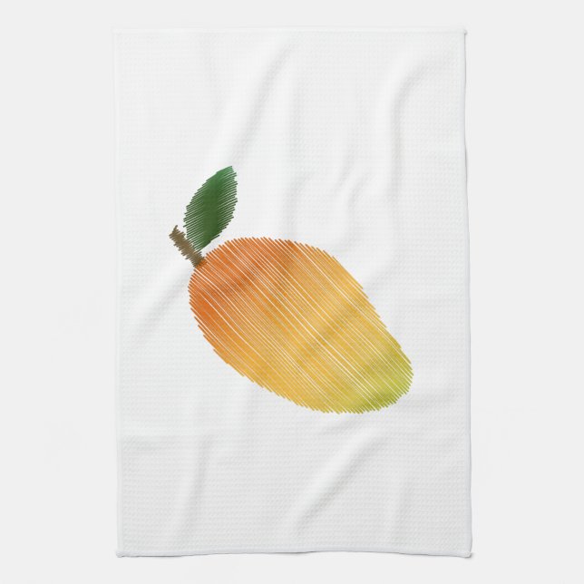 Linge De Cuisine Conception de mangue par points (Vertical)