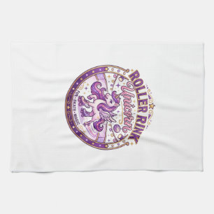 Linge De Cuisine Conception de merch prête pour POD Licorne Roller 