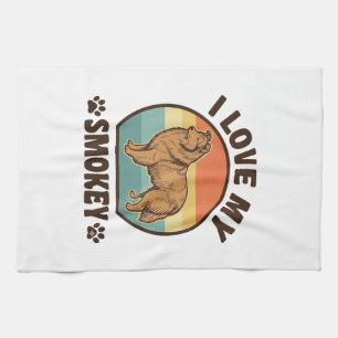 Linge De Cuisine Conception de T-shirt vintage coucher de soleil Sm