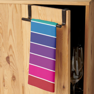 Linge De Cuisine Conception des couleurs arc-en-ciel