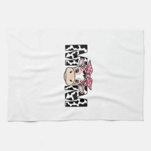 Linge De Cuisine Conception Graphique Maman Vache Mignonne Arc_1
