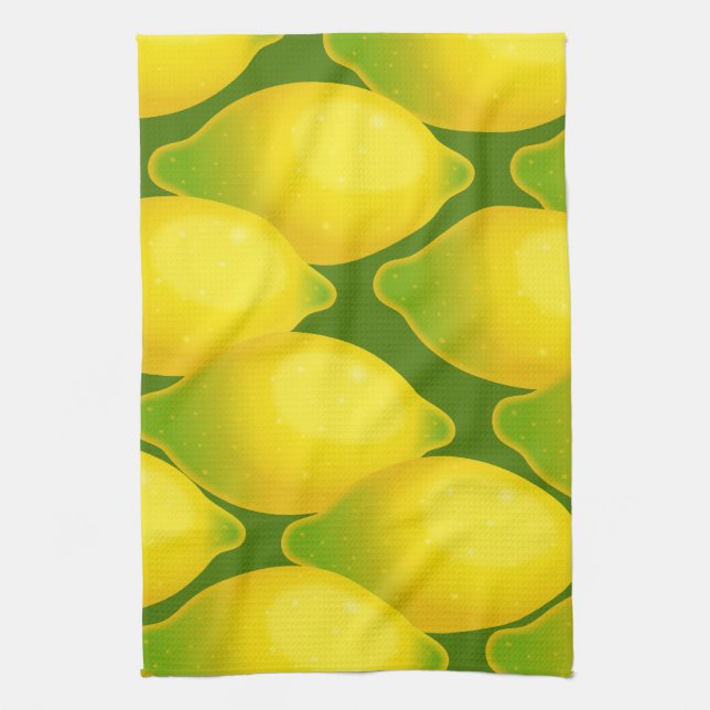 Linge De Cuisine Conception jaune juteuse douce de papier peint de (Vertical)