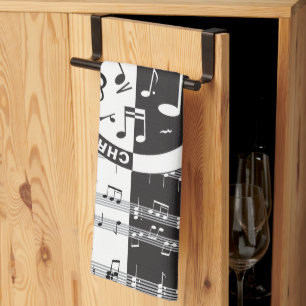 Linge De Cuisine  Conception personnalisée de partitions musicales