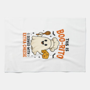 Linge De Cuisine Conception « Voici un Boo-Rito servi avec du froma