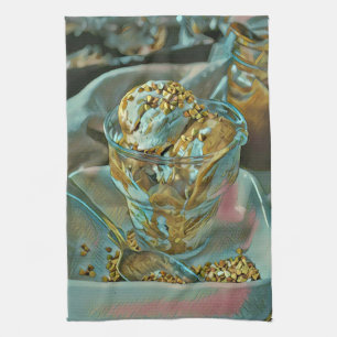Linge De Cuisine Cône crème glacée d'été