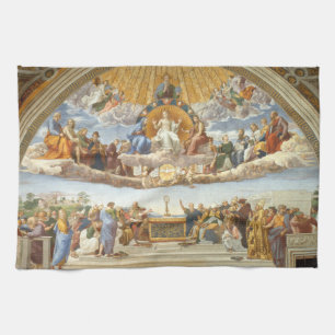 Linge De Cuisine Conflit du Saint Sacrement, Raphael Sanzio
