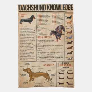 Linge De Cuisine Connaissance Dachshund Wiener Dog