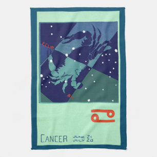 Linge De Cuisine Constellation du crabe du Cancer Zodiaque Astrolog