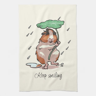 Linge De Cuisine Continuez À Sourire Heureux Cochon De Guinée Profi