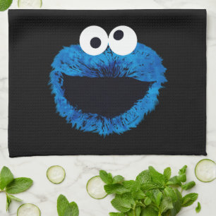 Linge De Cuisine Cookie Monster   Tendance de l'aquarelle