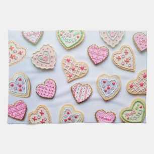Linge De Cuisine Cookies en forme de cœur pour la Saint-Valentin