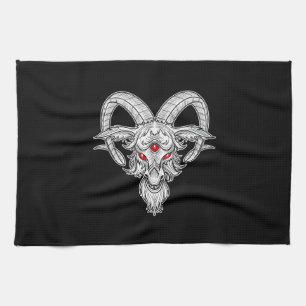 Linge De Cuisine Cool de Blackcraft Baphomet Chèvre noire Satan Cad